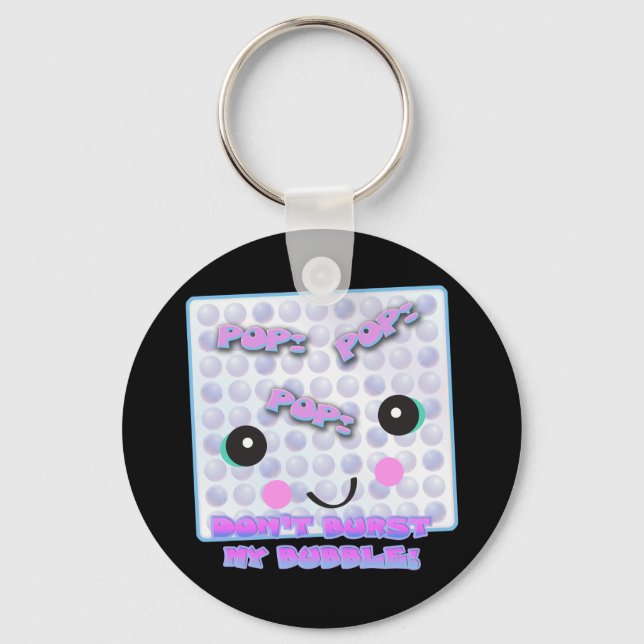 Cute Kawaii Bubble Wrap Keychain (Front)