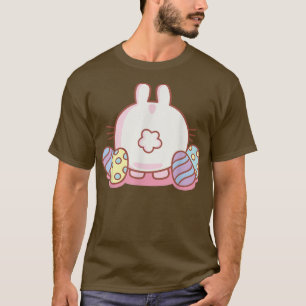 Cute Kawaii Bunny Butt Happy Easter T-Shirt
