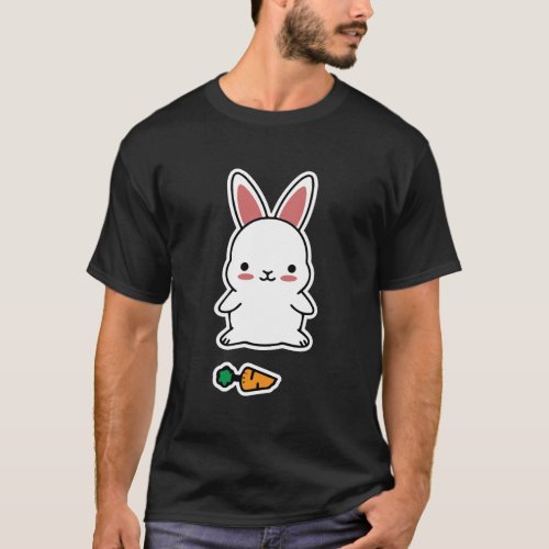 Cute Kawaii Bunny Gift T_Shirt