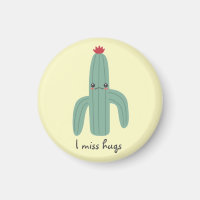 Cute Kawaii Cactus Misses Hugs