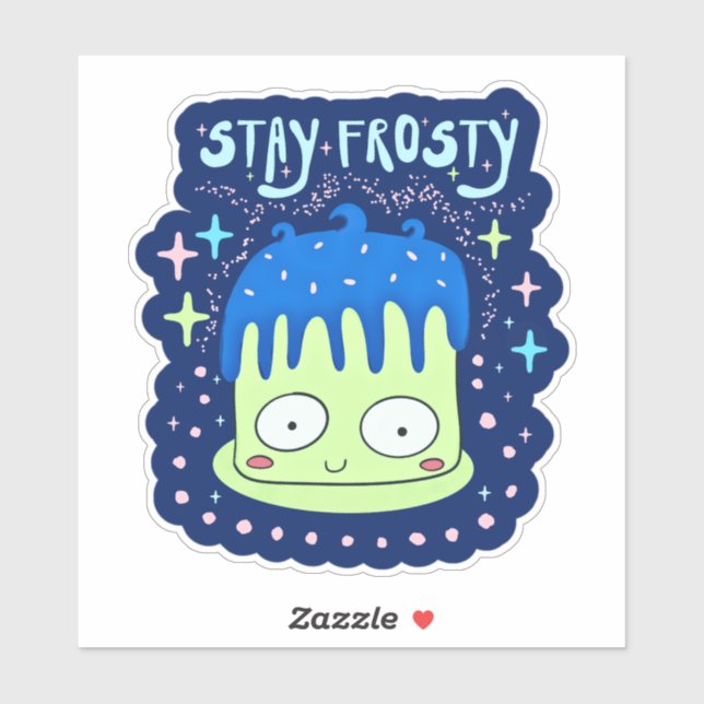 Cute Kawaii Cake Sticker (Sheet)