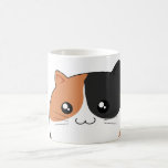 Cute Kawaii Calico Kitty Cat Coffee Mug at Zazzle