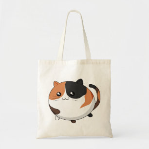 Cute Kawaii Calico kitty cat Tote Bag