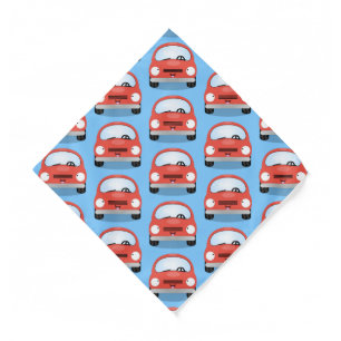 Cute kawaii cars cartoon illustration bandana