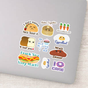 Kawaii Stickers, Cute Stickers, Kawaii Water Bottle Sticker, Kawaii Decal,  Kawaii Food, Kawaii Animals, Kawaii Laptop Stickers