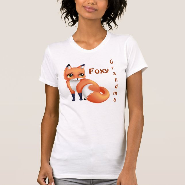 Cute Kawaii cartoon fox T-Shirt (Front)