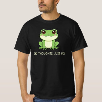 Cute Kawaii Cartoon Frog Lover Cute Little Amphibi T-Shirt