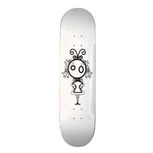 Cute Kawaii Cartoon Girl Skateboard Deck