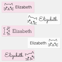 Cute Kawaii Cartoon Kitty Cat Personalized Kids