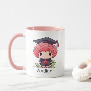Cute Kawaii Cartoon Personalized Graduation Mug