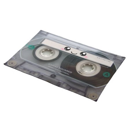 Cute Kawaii Cassette Tape Placemat