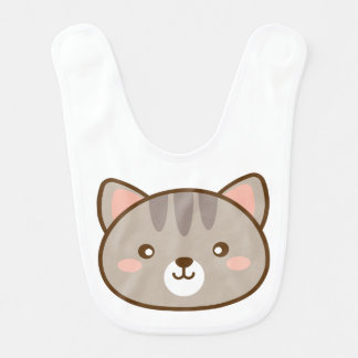 Cute Kawaii Cat Baby Bib