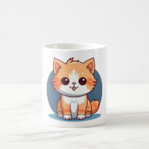 Cute Kawaii Cat Coffee Mug