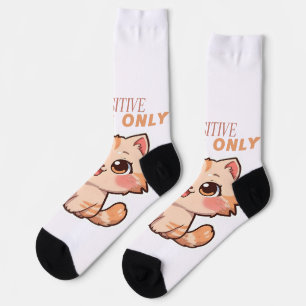Cute Kawaii Cat Design Socks