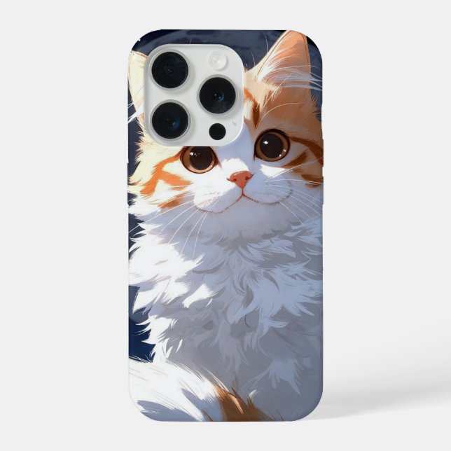 Cute Kawaii Cat  iPhone Case (Back)