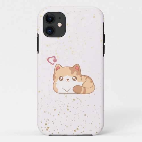 Cute kawaii cat phone case 11 iphone