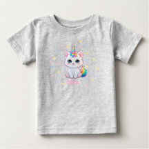 Cute Kawaii Caticorn Baby T-shirt