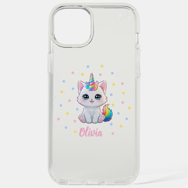 Cute kawaii Caticorn Speck Case (Front)