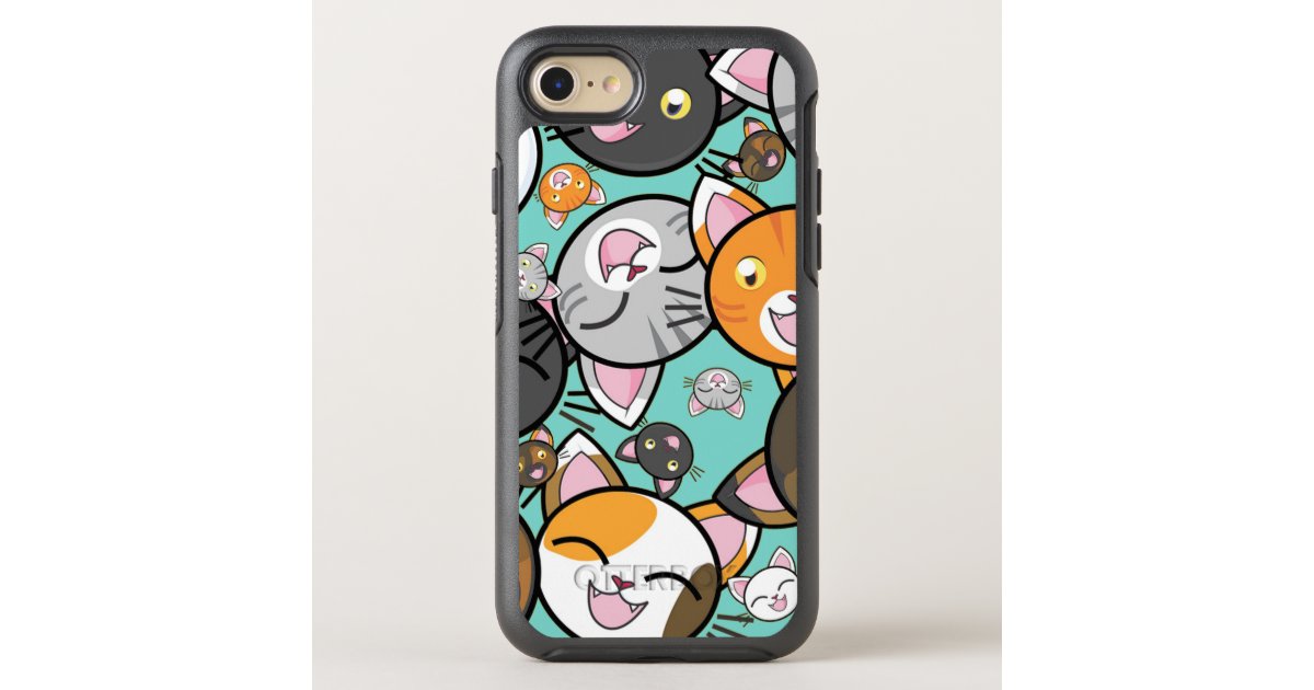 Cute Kawaii Cats Iphone 7 Otterbox Case Zazzle Com