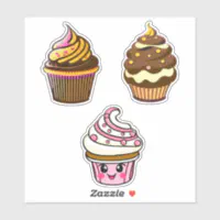 Pretty Pretty Cupcakes Stickers and Decal Sheets | LookHUMAN