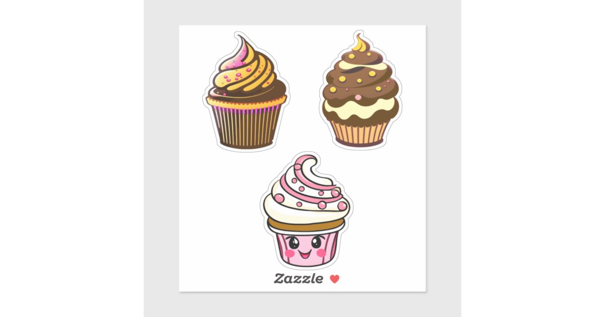 Cupcake' Sticker