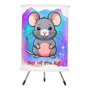 Cute Kawaii Chinese Zodiac Year of the Rat Tripod Lamp
