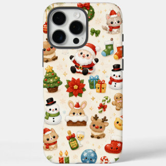 Cute Kawaii Christmas iPhone 16 Pro Max Case