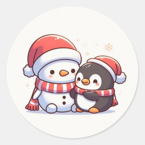 Cute Kawaii Christmas stickers
