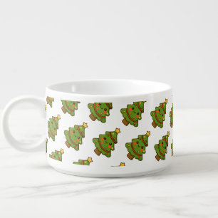 Cute Kawaii Christmas Tree Bowl