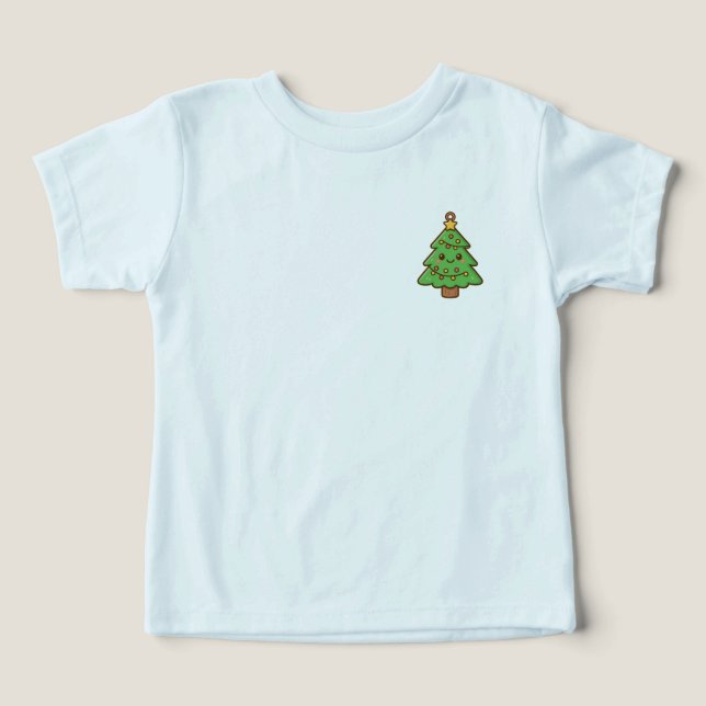 Cute Kawaii Christmas Tree Shirt • Cute Holiday Gi (Design Front)