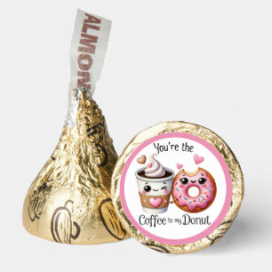 Cute Kawaii Coffee and Donut Hershey®'s Kisses®