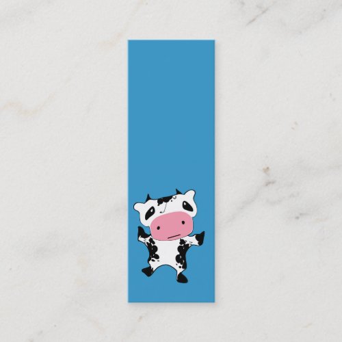 Cute Kawaii Cow Business Card Template
