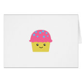 Cute Kawaii Cupcake (Front Horizontal)