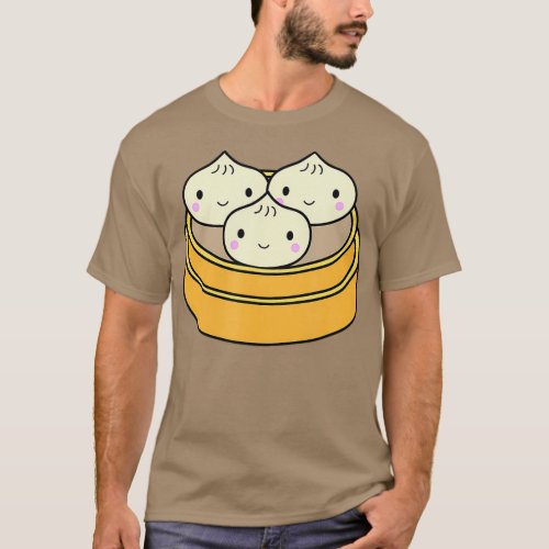 Cute Kawaii Dim Sum Dumplings Pork Bun Gift Idea T_Shirt