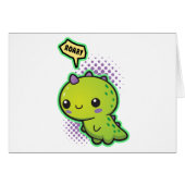 Cute Kawaii Dinosaur (Front Horizontal)