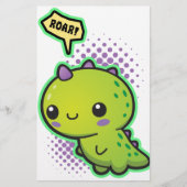 Cute Kawaii Dinosaur (Front)