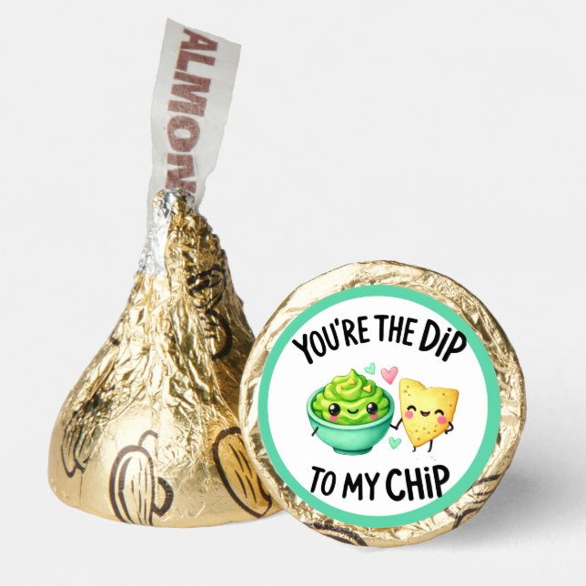 Cute Kawaii Dip and Chips Hershey®'s Kisses® (Front)