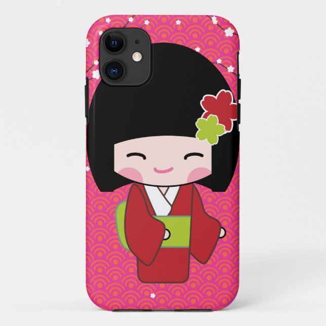 cute kawaii doll iPhone 11 Case (Back)