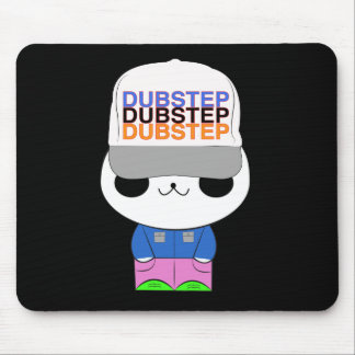 Cute kawaii dubstep panda mousepad