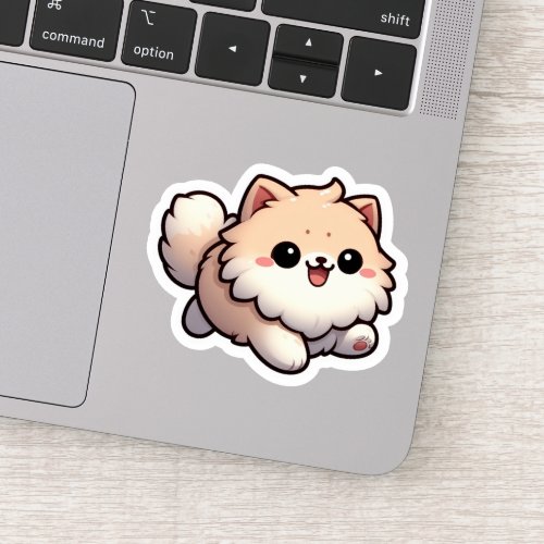 Cute Kawaii Fluffy Cat Sticker