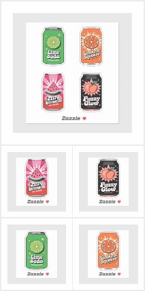Cute Kawaii Food & Drink Stickers