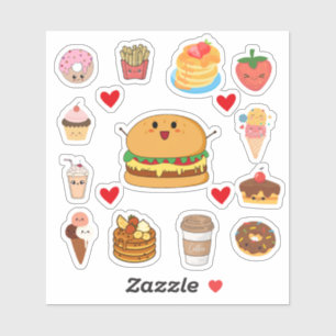 Cute Kawaii Food Stickers