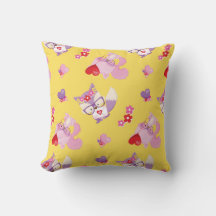 Cute Kawaii Fox Boho Valentine Foxes Yellow