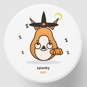Cute Kawaii Fox Witch Spooky Season Halloween Mini Candle Favors
