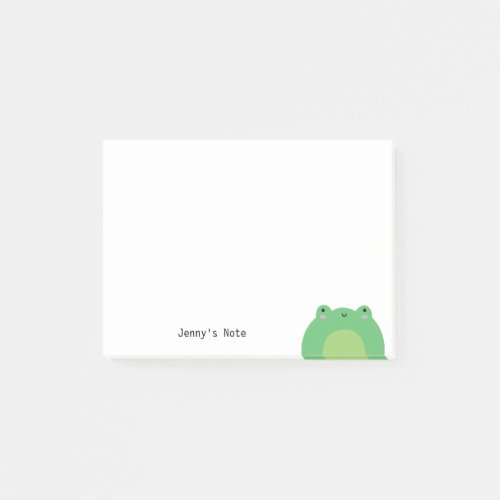 Cute Kawaii Frog Animal Cottagecore aesthetic  Post_it Notes