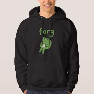 Cute Kawaii Frog Cake Meme Cute Aesthetic Forg Hoodie