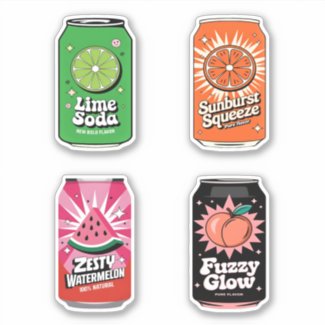 Cute Kawaii Fun Fruity Juice Drink Mini Combo Set