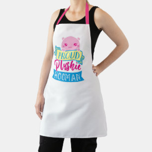 Cute Kawaii Funny Quote Proud Plushie Hooman Apron