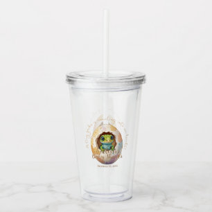 Cute Kawaii Gecko Lizard Egg Baby Shower Acrylic Tumbler