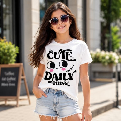 Cute Kawaii Graphic Tee for Girls